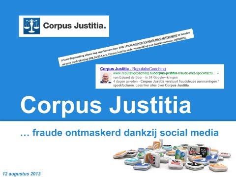 Vals incassobureau Corpus Justitia actief