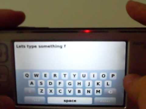 iPhone keyboard on Nokia N800 internet tablet YouTube Preview Image