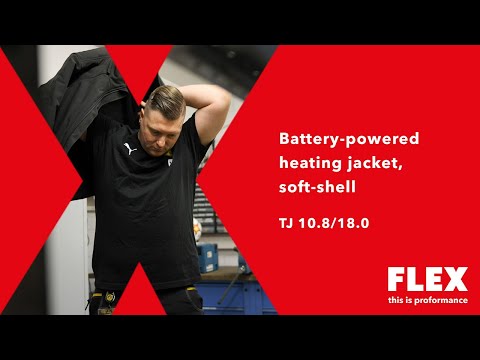 Видео: Куртка с подогревом от аккумулятора TJ 10.8/18.0 XL FLEX 423173
