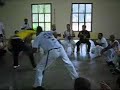 Malandro and Omi at the Capoeira Mandinga Formatura in 2006