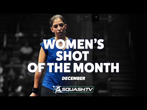 Squash: Shot of the Month - December 2021  - Women