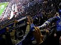 A entrada das duas equipas em campo...