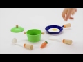 Miniature vidéo Dinette en bois : Accessoires de cuisine (à l'assortiment)