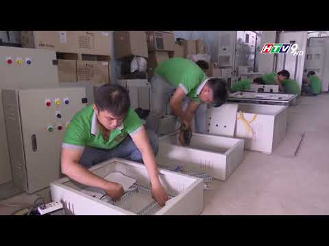 Phóng sự về phát triển ngành sản xuất Tủ Bảng Điện Của Công ty CP Điện BBE trên kênh HTV9