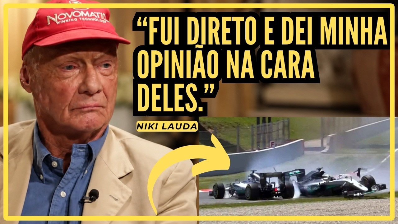 Lauda bateu o pau na mesa e CALOU Lewis Hamilton.