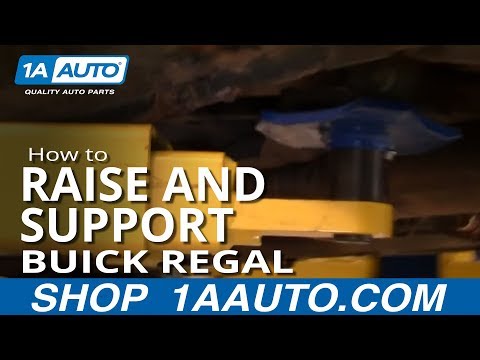 Where How To Jack Up and Support with Jack Stands Buick Regal Pontiac Grand Prix 91-96 1AAuto.com