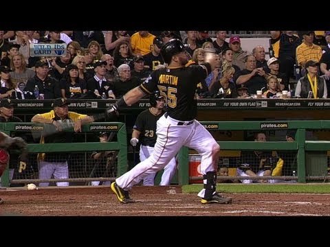 Video: NL WC: Martin jacks second homer after fans rattle Cueto
