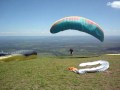 Flying Paraglider in Brasília