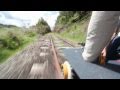 First test of our solar powered railway trolley