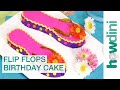 Flip flop cake - How to decorate a flip flop birthday cake