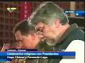 Fernando Lugo y Hugo Ch�vez participaron en misa en Caricuao