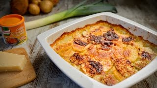 Derreta a Vaqueiro e aloure o bacon e o alho francês