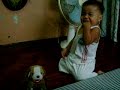 Zedrick with puppy toy
