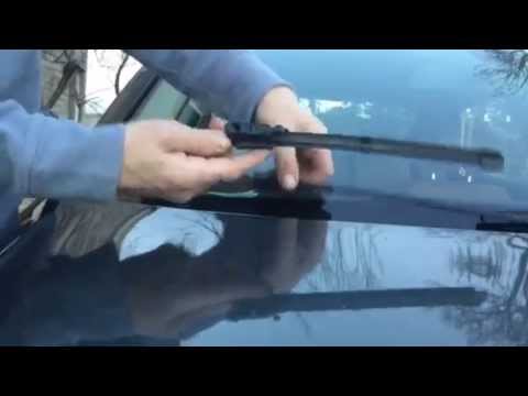 HOW TO replace BMW E90 3 series wiper blades