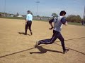 Harpreet Chadha hits an RBI single in the SASL