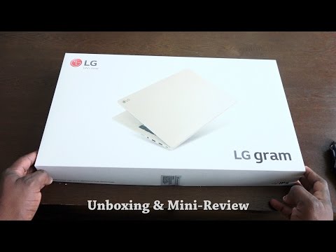 LG Gram 15 Unboxing & Mini Review