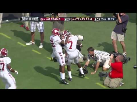 09/14/2013 Alabama vs Texas A&M Football Highlights