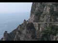 Driving along the Amalfi Coast, Italy