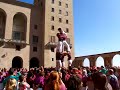 colla jove de castellers de sitges a montserrat 