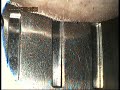 Harmonica reeds in stroboscopy: See how the reeds of a harmonica vibrate. Basically there is a 'blow reed' that vibrates while blowing and a 'draw reed' vibrating whilst you draw. Advanced playing techniques -called 'bending' and 'overblowing' allow reeds to switch functions. When the harmonica player is 'bending the tone' both reed do vibrate at the same time. It is used to produce a lower voice and has some special sound characteristics that made the harmonica so usefull for the blues (it does not sound good here because I overdid it for demonstration purposes). In overblowing the harmonica player switches the reeds functions. She/he makes the draw reed vibrate whilst blowing. This produces a higher sound (here again, not beautifull to the ear but impressive to see). Thanks to Prof. Dr. Neuschaefer-Rube from the Universitätsklinikum Aachen (RWTH Aachen University) for letting me use the stroboscope which is usually used to examine patient's vocal folds vibration.