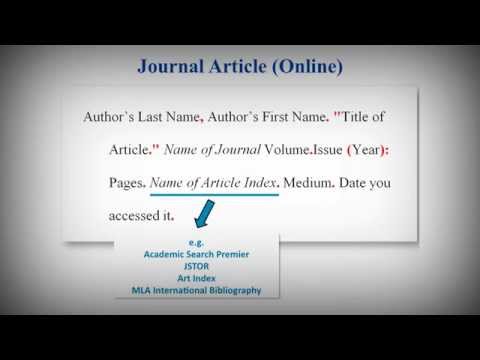 video-linktoworks-MLA Style Works Cited List: Citing Journal Articles