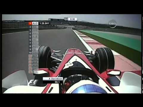 F1 2007 Onboard With Anthony Davidson in Turkey