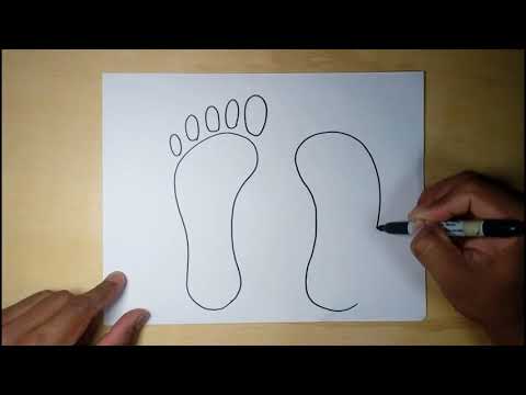 video-linktoworks-Learn to draw easy a child's feet - YouTube