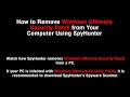 Windows Ultimate Security Patch does not remove viruses.