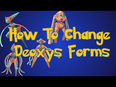 how to change deoxys form in omega ruby