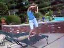 Rachel dancing to Jessica Simpson