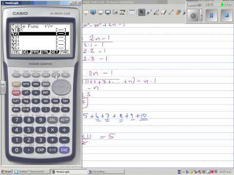 how to prove the sum of the first n terms