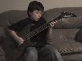 10 yr old guitarist plays Satch Boogie