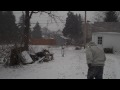Kiliian and Pop-Pop in the snow