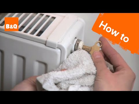 how to bleed a small radiator