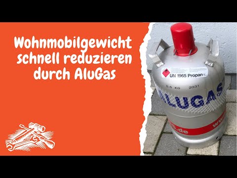 Schnelle Gewichtsersparnis im Wohnmobil mit Alu Gasflaschen