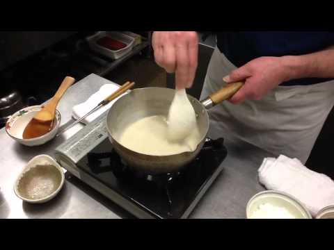 「そば汁粉」の作り方