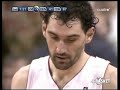 Jorge Garbajosa. Toronto Raptors - Denver Nuggets. 5 triples