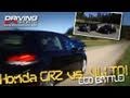 Driving Sports TV - 2011 Honda CR-Z vs. VW Golf TDI Eco Shootout
