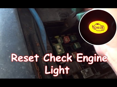 DIY: Reset Check Engine Light without OBDII reader