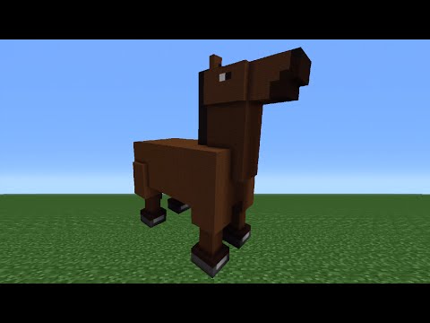 how to make a horse like u in minecraft