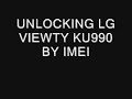 LG VIEWTY KU990 REMOTE UNLOCKING