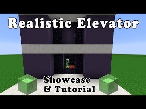how to build a minecraft elevator