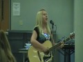 Kayla Griffen singing and playing