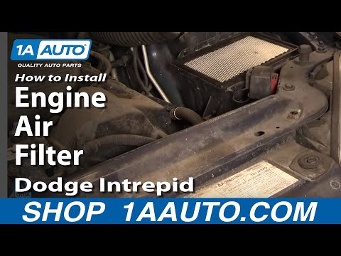 How To Install Repair Replace Engine Air Filter Dodge Intrepid 98-04 1AAuto.com