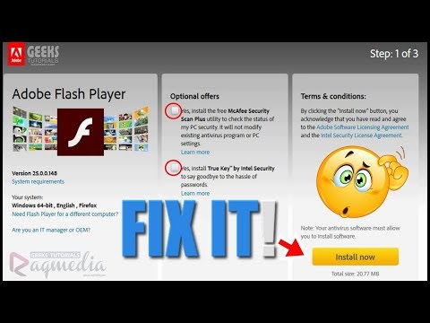 How To Fix Adobe Flash Player Problems [SOLVED] Windows 7/8/10