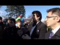 Protest action of Azeri youth against Euronews 4/4