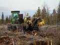 Timberjack 1710D and Bräcke seeding Timberjack 1710D and Bräcke seeding