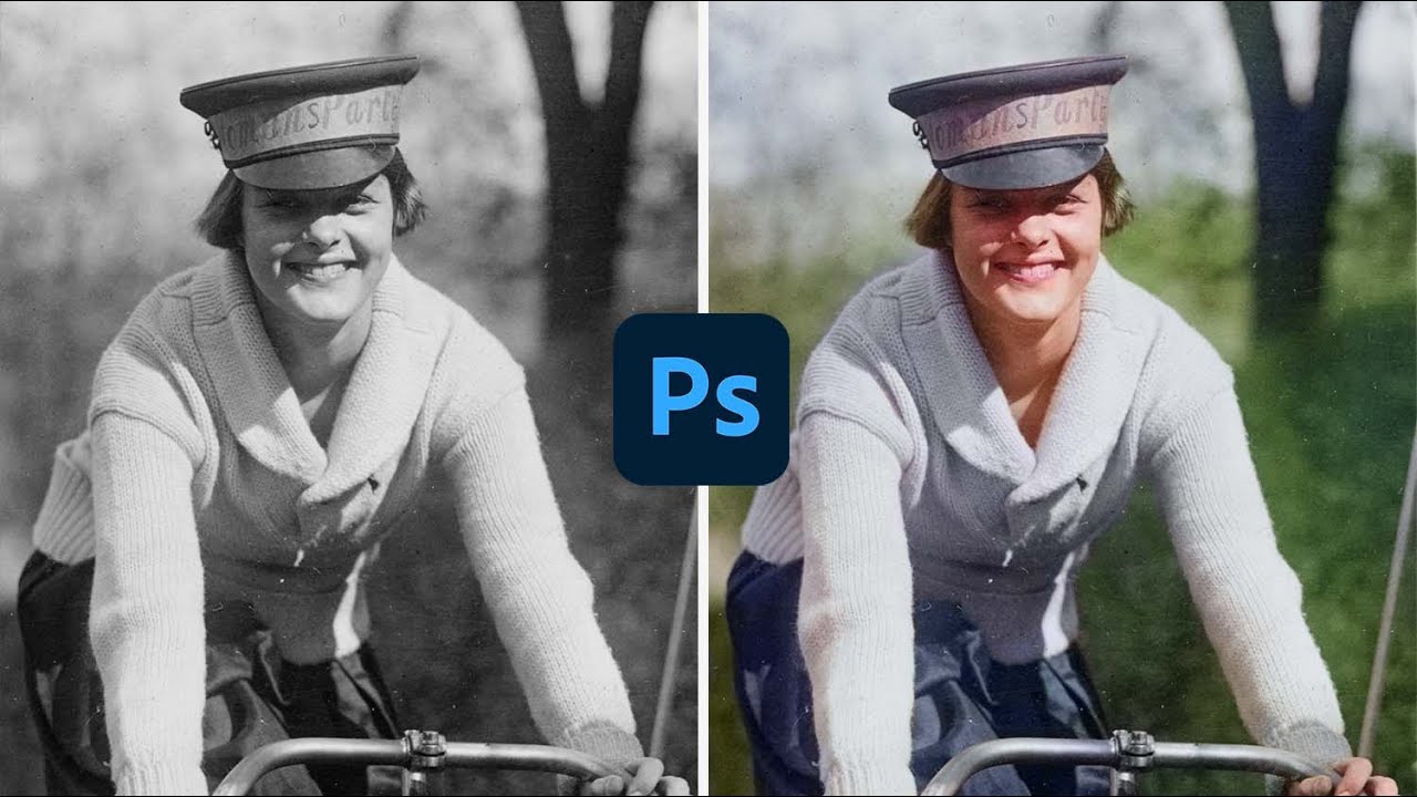 a Quick and Easy Way to colorize black and white Photos in Photoshop