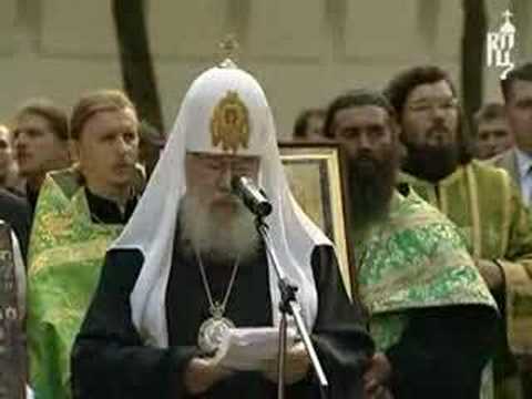 Opening monument to Russian Saint ...