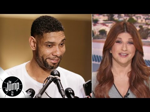 Video: Celebrating the Tim Duncan news: He's back with the Spurs as an assistant coach! | The Jump